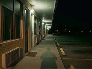 My wife meets a new lover at a motel while I listen outside ( AI Generated )